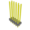 Headers, Male Pins - 612-TSW-105-18-L-D-ND - DigiKey