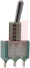 Switch, Toggle, Miniature, SPDT, ON-NONE-(ON), 6 AMPS @ 225VAC/28 VDC, 3A @ 250 - 70152467 - Allied Electronics, Inc.
