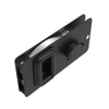 Flush Entry Door Latch, Key Locking, Sealed Design, Fits 12.7  Door Thickness, Aluminum, Black Anodized - MF-03-210-50 - Southco