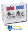 Siemon Flat Video CT Coupler with 2 RCA Adapters - CT-RA-RA-02 - TelephoneStuff.com
