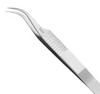 Excelta Five Star Utility Tweezers 7-CO - Curved Tapered Very Fine Point Tip - 0.003 in Tip Width - 4 1/2 in Length - 0.002 in Thick - EXCELTA 7-CO - R. S. Hughes Company, Inc.