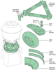 Mps Coal Pulverizer Wear Parts
