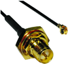 Coaxial Cable Assembly, 1.13Mm, 300Mm, Black; Connector Type A Amphenol Rf - 57T9549 - Newark, An Avnet Company