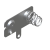 Battery Contact w/ Tab and Lance,Dual (Left) - 5218 - Keystone Electronics Corp.