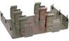 Battery Holder; D; 1.187 in. to 1.375 in.; Aluminum; Nickel Plated; PC Mount; 6 - 70182741 - Allied Electronics, Inc.
