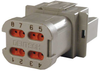 Rectangular Connectors, Heavy Duty - DT Series - DT04-08PA-E003 - LADD Distribution