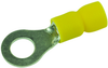 Terminal, Ring Tongue 1/4In Crimp Yellow; Stud Size - Metric Multicomp Pro - 34P2316 - Newark, An Avnet Company