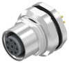 Sensor Conn, M12, Rcpt, 8Pos, Th Amphenol Conec - 62AK4387 - Newark, An Avnet Company