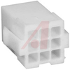 Connector, Soft Shell; 9; 600 VAC; Receptacle (Cap); Matrix; Nylon; Natural - 70087318 - Allied Electronics, Inc.