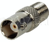 F Female To BNC Female Adapter - FJ-BF - Visual Sound, Inc.