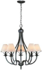 LS-19335AGED/CP Large Chandeliers-Glass Shade - 668660 - Capital Lighting, Inc.