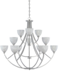 Large Chandeliers-Glass Shade - 43318 - Light Center (The)