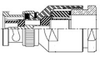 RF Coaxial Cable Mount Connector - 1-1478408-0 - Richardson RFPD