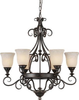 2539-06-64 Mid. Chandeliers-Glass Up - 365952 - Capital Lighting, Inc.
