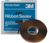 3M Windo-Weld 08621 Black Round Ribbon Sealer Tape - 5/16 in Width - Includes Setting Blocks For Windshield Installation - 051135-08621 - R. S. Hughes Company, Inc.