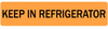 Keep in Refrigerator Veterinary Labels - LV-VET-109 - LabelValue