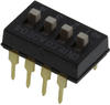 Switch, Dip, 4 Position, Spst, Raised Slide; No. Of Circuits Alcoswitch Te Connectivity - 68K9398 - Newark, An Avnet Company