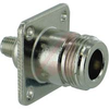 connector,rf coaxial,between series adapter,sma jack to n jack(panel) - 70031898 - Allied Electronics, Inc.