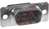 AMPLIMITE D-Sub Plug; 9 pos., Size 1, HDP-20, Tin Plated w/Grounding Indents - 70082668 - Allied Electronics, Inc.