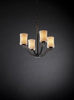 POR-8970-60-PLET-DBRZ Mid. Chandeliers-Glass Up - 494479 - Capital Lighting, Inc.