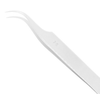 Excelta Three Star Utility Tweezers 7-S - Stainless Steel Curved Tapered Very Fine Point Tip - 0.01 in Tip Width - 4 1/2 in Length - 0.01 in Thick - EXCELTA 7-S - R. S. Hughes Company, Inc.