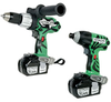 Hitachi HXP 18-Volt Lithium-Ion Hammer & Impact Driver Combo -- Model KC18DCL - Image