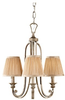 Light Mini Duo Chandelier - F2641/3SVSD - Murray Feiss Lighting
