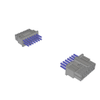 Rectangular Cable Assemblies - 612-MMSDT-07-20-S-08.00-D-K-LDX-ND - DigiKey