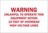 Brady B-302 Polyester Rectangle White Machine & Equipment Sign - 14 in Width x 10 in Height - Laminated - 88330 - 754476-88330 - R. S. Hughes Company, Inc.