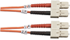 10m (32.8ft) SCSC OR OM2 MM Fiber Patch Cable INDR Zip OFNR - FO50-010M-SCSC - Black Box