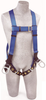Protecta First Blue Universal Vest-Style Body Harness - Polyester Webbing - 840779-00282 - 840779-00282 - R. S. Hughes Company, Inc.