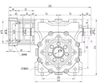 Adjustable backlash worm Gearbox -- CYCM063-VS - Image
