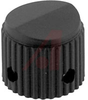 Knob; Polycarbonate; Round; Black; 0.250 in. Round; 0.7 in.; 0.61 in.; Matte - 70206845 - Allied Electronics, Inc.