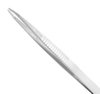 Excelta Three Star Utility Tweezers 122-SA - Stainless Steel SMD Straight Flat Tip - 4 1/2 in Length - EXCELTA 122-SA - R. S. Hughes Company, Inc.