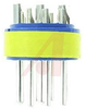 connector comp,insert only,size 24,blueinsul,3#8 & 6#12 solder cup pin contact - 70141498 - Allied Electronics, Inc.