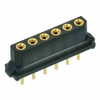 6 Pos. Female SIL Vertical Throughboard Conn. for Latches - M80-8400645 - Harwin Plc