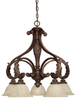 4305GB-260 Mid. Chandeliers-Glass Down - 730844 - Capital Lighting, Inc.