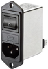 Power Line Filter, Emi/rfi, 1A, 250Vac; Capacitance Schaffner - 72AC5733 - Newark, An Avnet Company