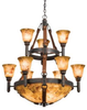 Large Chandeliers-Glass Shade - 353470 - Light Center (The)