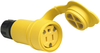 Watertight Rubber Housing Connector, Yellow -- 15W47 - Image