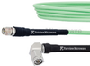 Low Loss SMA Male to RA TNC Male Cable LL142 Coax in 60 Inch and RoHS with LF Solder - FMCA1244-60 - Fairview Microwave Inc.