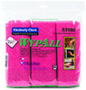 Kimberly-Clark Wypall Red Microfiber 24 Cloth - 6 wipes per pack - 15.75 in Overall Length - 83980 - 036000-83980 - R. S. Hughes Company, Inc.