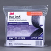 3M Dual Lock TB3871/TB3872 Black Hook & Loop Tape - Mushroom Hook with 400 stems/in Stem Count - 1 in Width x 10 ft Length - 07807 - 051111-07807 - R. S. Hughes Company, Inc.