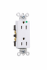 Heavy-Duty Decorator Hospital Grade Receptacle -- 26262HGW - Image