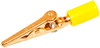 Alligator Clip, 7.9Mm, 10A, Yellow; Connector Type Mueller Electric - 37B8834 - Newark, An Avnet Company