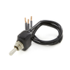 Pollak 34-653 Sealed Momentary Toggle Switch, (On)-Off-(On) with 8