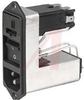 LINE FILTER WITH ON/OFF SWITCH, 2 POLE FUSING, W/O BOWDEN CABLE - 70080782 - Allied Electronics, Inc.