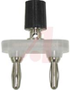 SHORTED BANANA W/BIND POST (BLACK) - 70197580 - Allied Electronics, Inc.