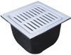 12 in. Square x 8 in. Deep Sanitary Floor Sink -- FS-740 - Image
