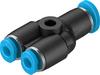 Push-in Y-connector - QSMY-4-3 - Festo Corporation